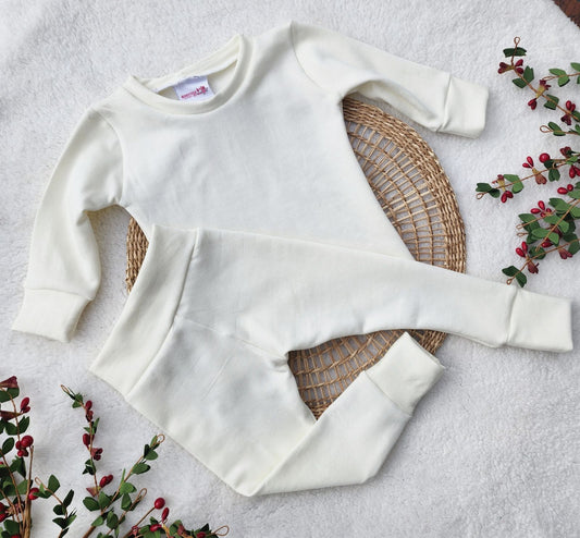 Cream Cozy Jammie Set