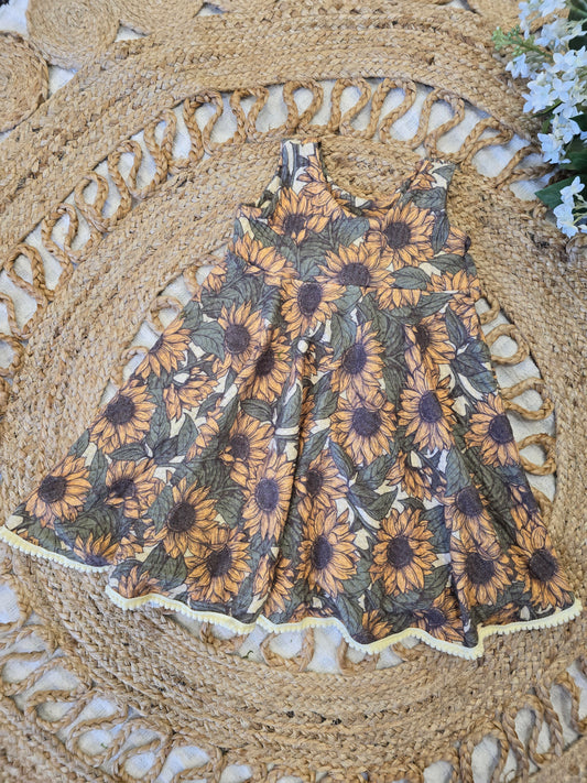 Sunflower Twirl Dress