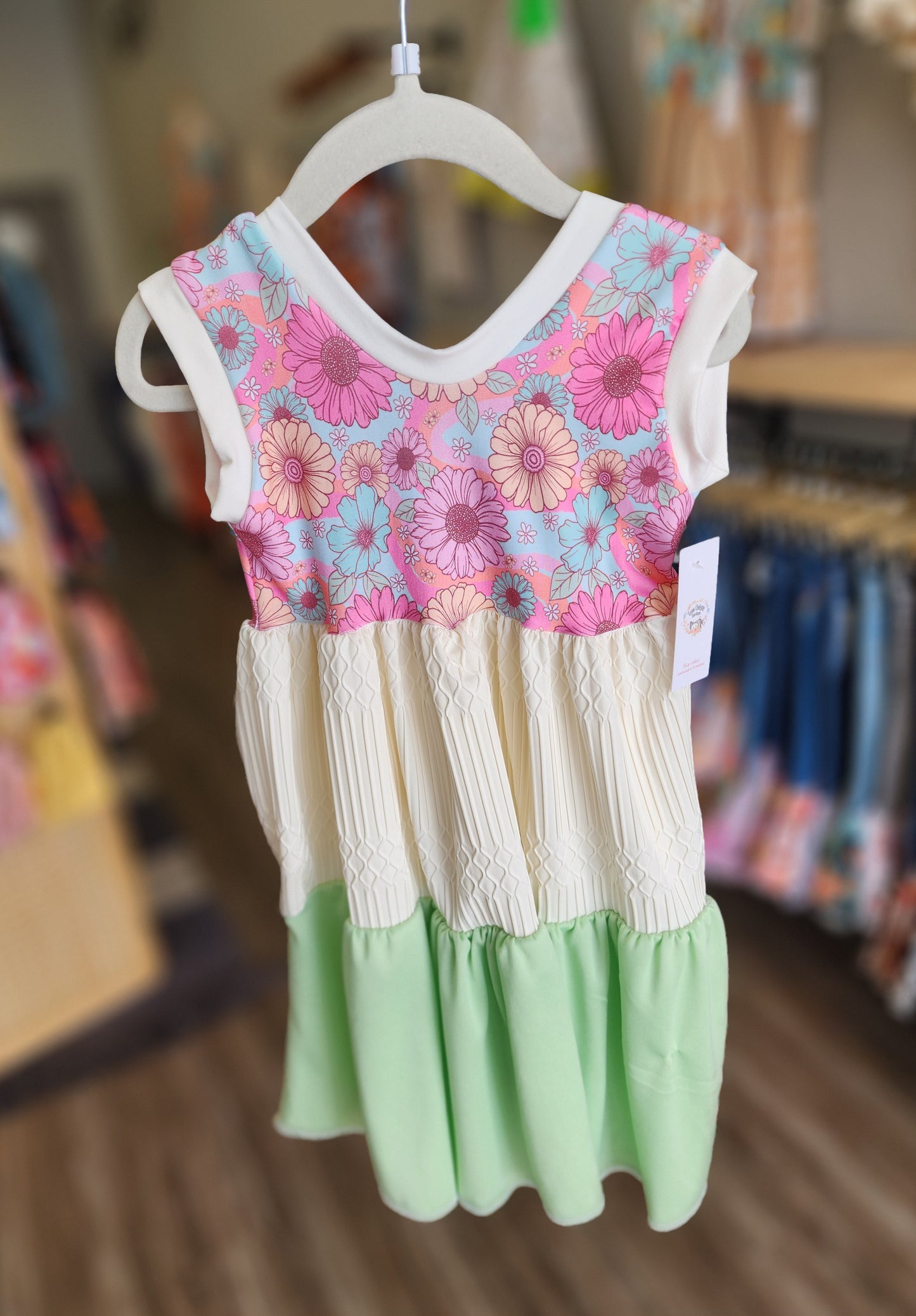 Floral Tiered Dress (size 2T/3T)